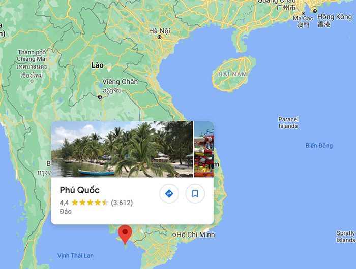 Đảo Phú Quốc nằm trong vịnh Thái Lan, phía Tây Nam của Việt Nam, thuộc quyền quản lý của tỉnh Kiên Giang.